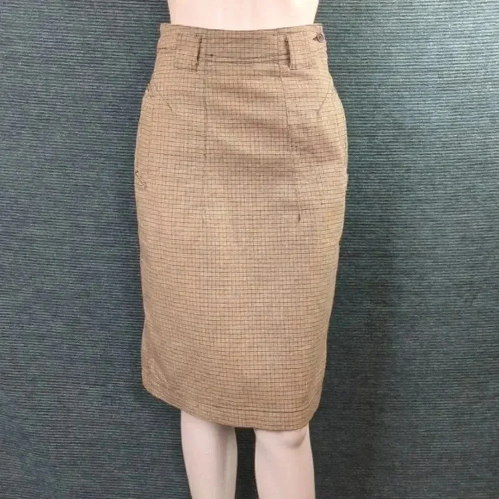 Vintage 80s In-Wear Women's Suit; Skirt & Blazer 100% Cotton - Picture 7 of 16